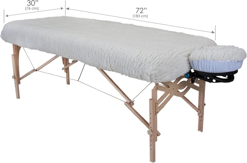 EARTHLITE Massage Table Fleece Pads Sets - Cover Your Massage Table & Face Cradles in Cozy, Warm Fleece