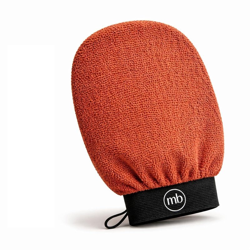 Korean Exfoliating Mitt Glove – Dead Skin Remover for Body, Moroccan Kessa Scrub, Strawberry Skin & KP Treatment, Deep Exfoliating Bath Glove for Smooth Skin (Brown)