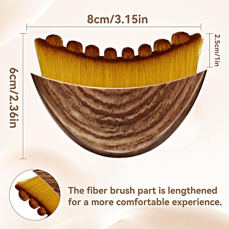 Lymphatic Contour Face Brush - Sculpting Tool for Anti-Puffiness & Skin Glow | Promotes Detox & Serum Absorption