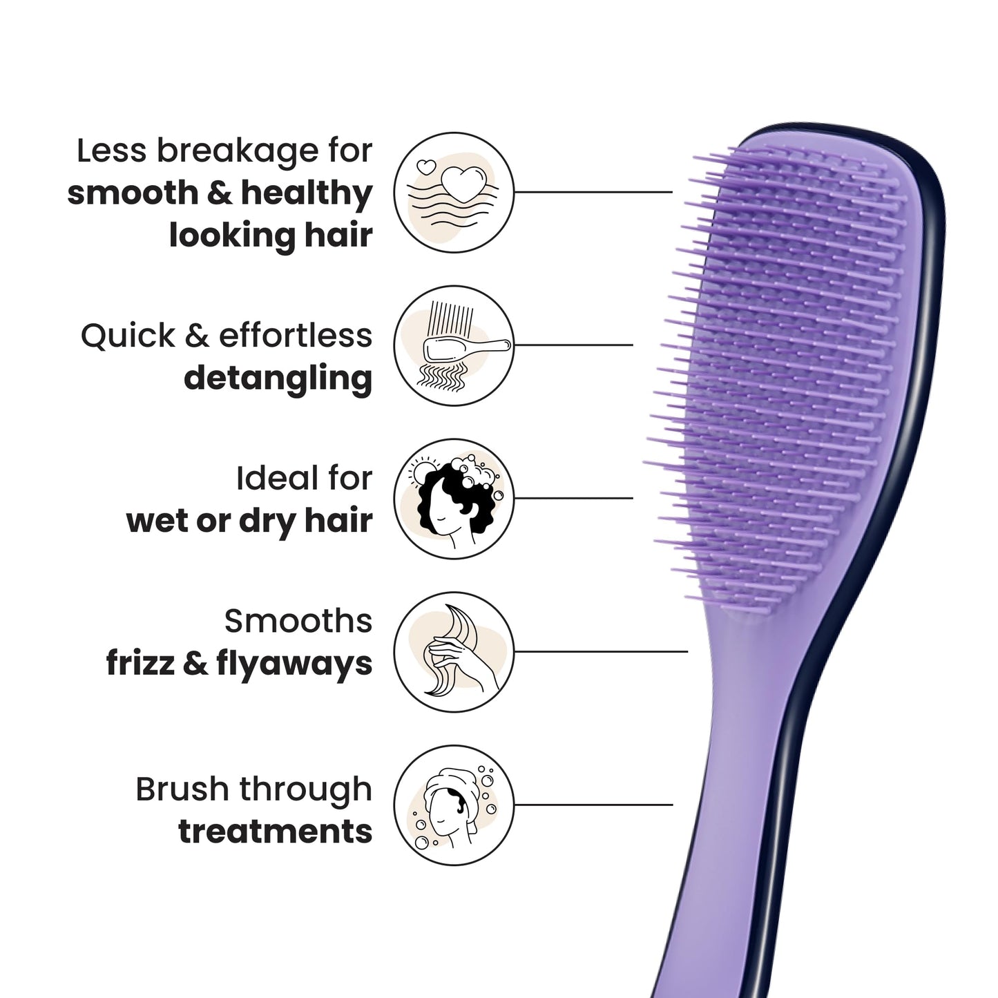Tangle Teezer Zodiac Ultimate Detangler Hairbrush for Wet & Dry Hair, Eliminates Knots & Reduces Breakage for All Hair Types, Cancer