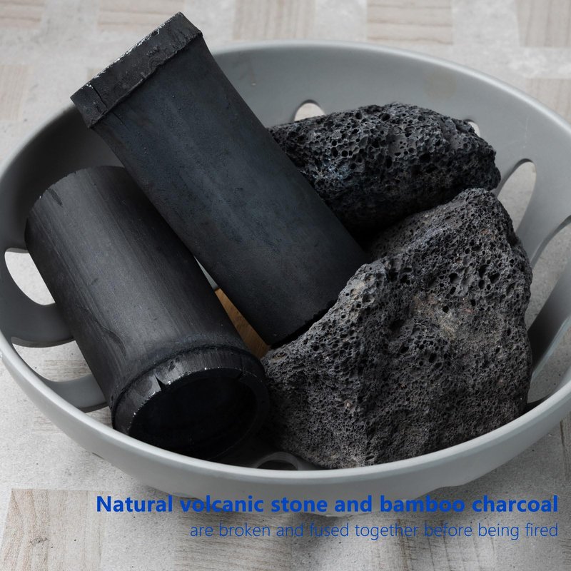 CopesFuda Natural Volcanic Pumice Stone for Feet & Hands. Foot Scrubber for Dead Skin Remover & Deep Cleansing, Cone Shape Stone for Hard-to-Reach Areas Corn Removal, 2 Pcs, Ready-to-Gift Design