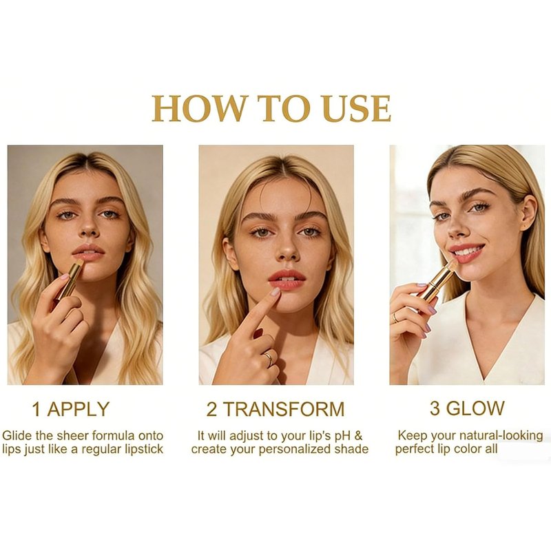 Color Changing Lipstick for Older Women - Deep Nourishing Formula | Long-Lasting 8+ Hours