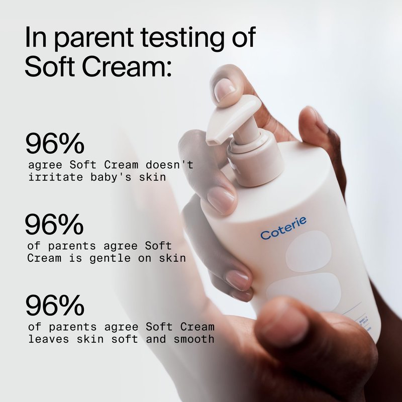 Coterie Baby Bath Skincare Essentials Set | 16.2 oz Shampoo + Body Wash, 16.2 oz Face + Body Lotion | Fragrance Free, Hypoallergenic, pH Balanced, Safe for Newborns & Sensitive Skin
