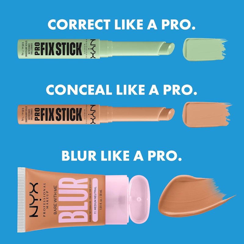 NYX PROFESSIONAL MAKEUP Pro Fix Stick Concealer - Buildable Medium Coverage, Pale Shade
