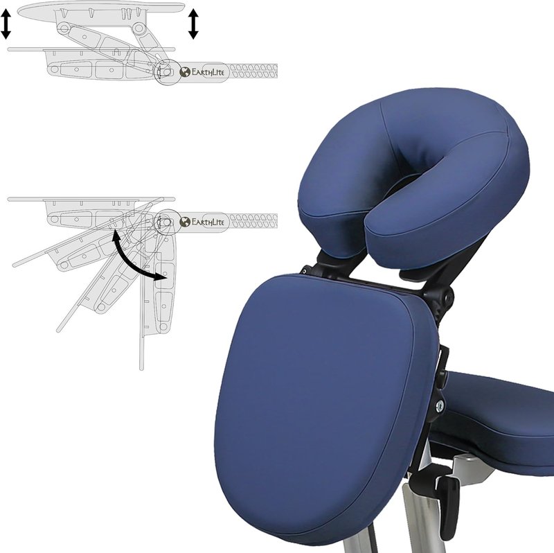 Portable Massage Chair - Ultra-Strong, Lightweight & Foldable Spa Chair with Wheels | Sapphire, 600lbs Capacity