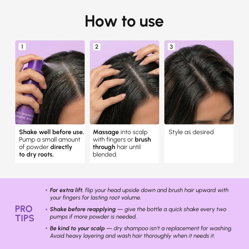 Dry Shampoo Powder for Women & Men - Volumizing Talc-Free Formula with Biotin & Keratin | Travel Size Hair Care
