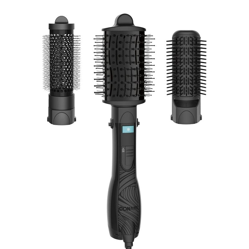 Conair 3-in-1 Blowout Kit | Curl Collective with 3 Interchangeable Brush Attachments for Perfect Hair Styling