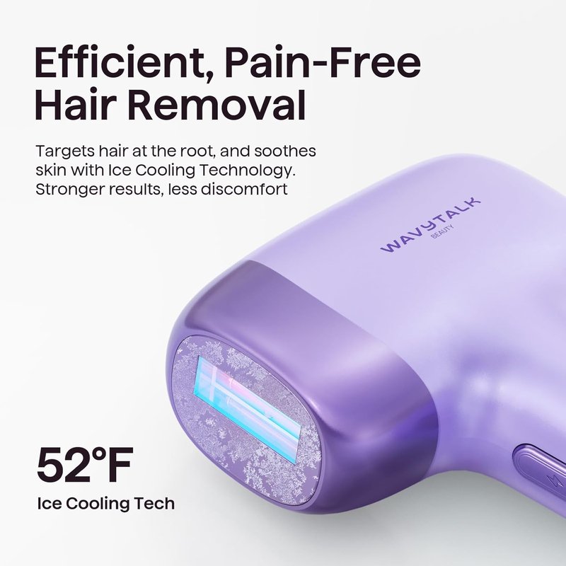 IPL Hair Removal Device - Precision Roller for Face, Body & Bikini | Painless, Long-Lasting Results, At-Home Use