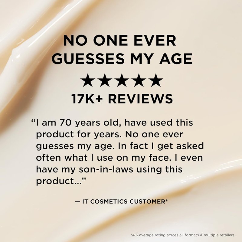 IT Cosmetics Confidence in a Cream | Hydrating Anti-Aging Face Moisturizer for All Skin Types - 48H Hydration & Skin Barrier Repair