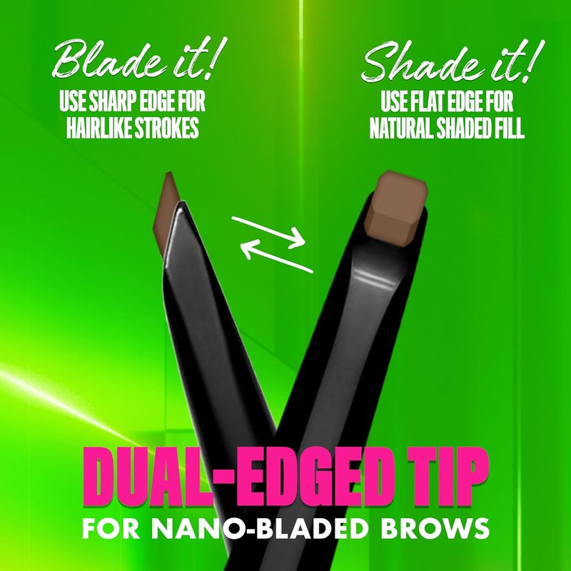 NYX PROFESSIONAL MAKEUP Brow Pencil - Nano Mechanical Design for 16HR Wear | Black Shade