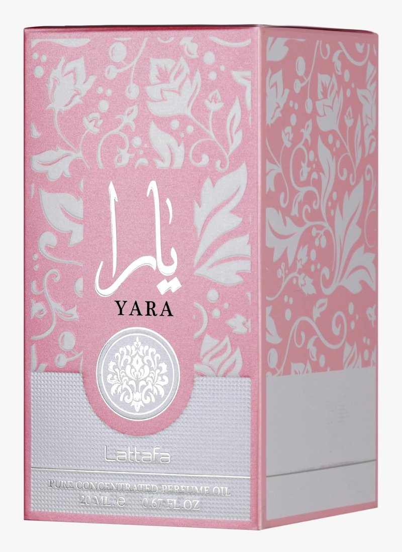 Lattafa Yara – Floral, Gourmand, Fruity, Musky – Pure Concentrated Perfume Oil Long-Lasting Fragrance for Women, 0.67 Ounce / 20 ml