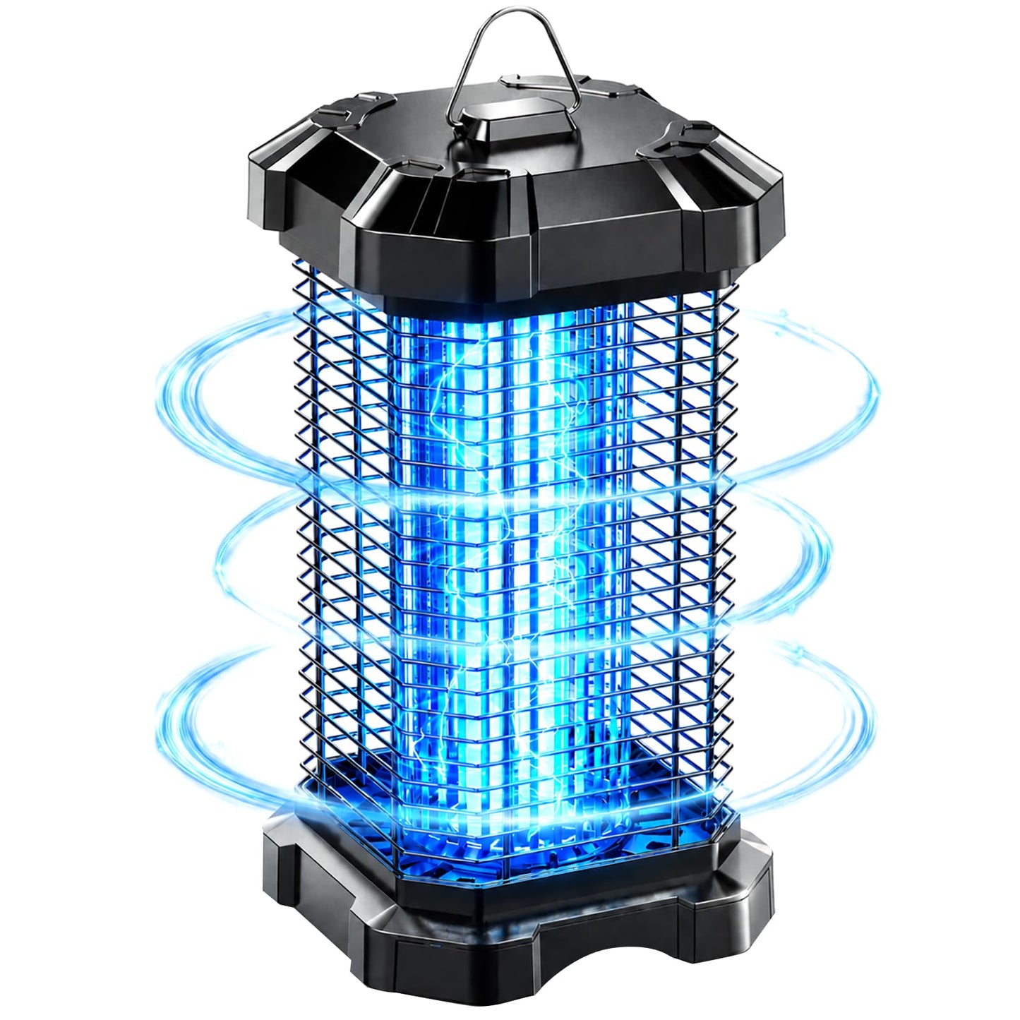 Jawlark Bug Zapper Outdoor, 4200V Electric Mosquito Zapper Indoor, Insect Fly Zapper Waterproof with 5ft Power Cord, Mosquito Killer for Home, Patio, Kitchen, Backyard, Camping, Plug-in