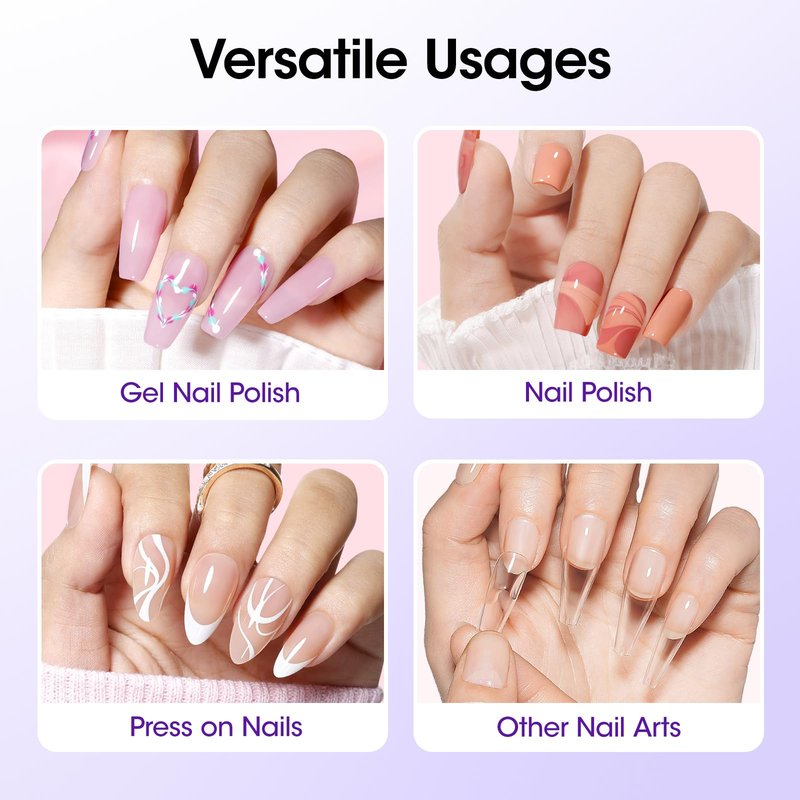 GELLEN Quick Dry Peel off Gel Base Coat, Lamp-Free Peelable Base Coat for Gel Polish, Non U V Gel for Thin & Weak Nails, Easy Removal without Damage, For Nail Practice Beginners