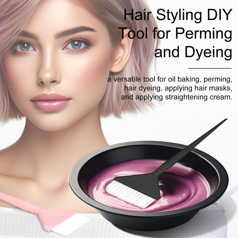 Classic Hair Dye Brush Set: 4 Multi-Use Tint Brushes for Salon-Quality Coloring - Perfect for Highlights, Balayage, and More