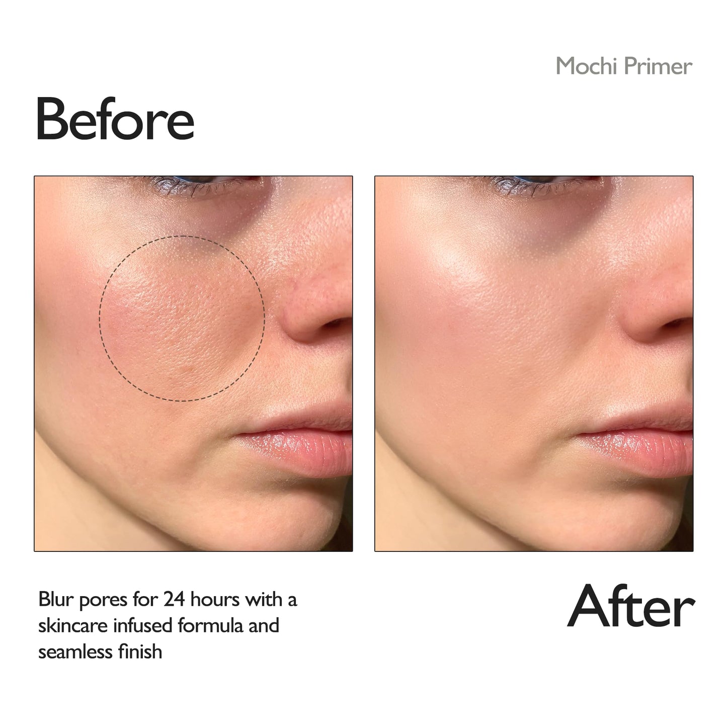 VIDIVICI Skin Illumination Mochi Primer 1.05 fl oz | K-Beauty Pore Blurring & Serum-Like Makeup Primer with 84% Skincare Ingredients, Pearl Soft Focus Effect, Hydrating & Makeup Gripping Base