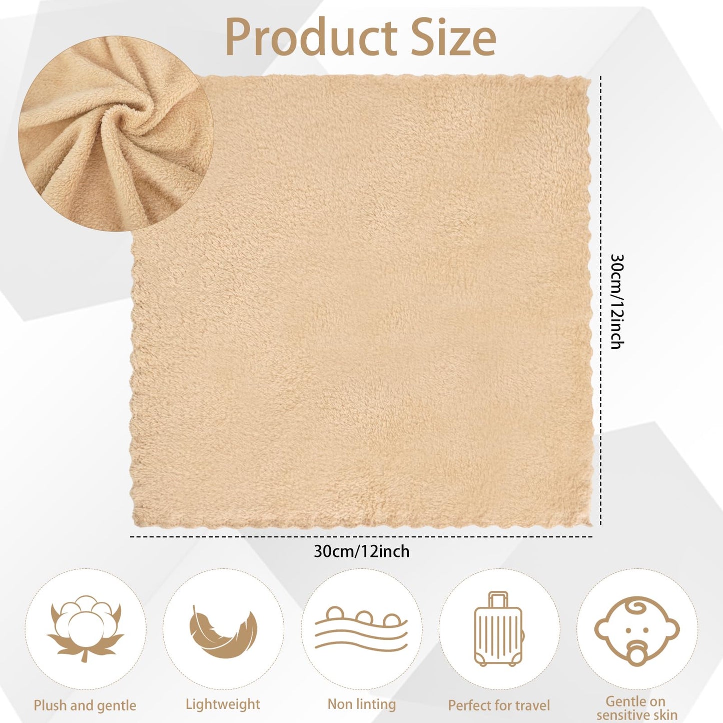 PEDOBALI 120 Pcs Washcloths Bulk 12 x 12 Inch Multicolor Facial Towels Microfiber Soft Wash Rags Quick Drying Bathroom Wash Clothes for Body, Face, Fingertip, Spa