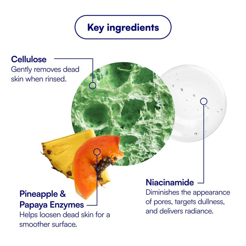 Bliss Jelly Glow Peel™ Gentle Non-Abrasive Cleanser and Exfoliator With Fruit Enzymes - 4 Oz - Nourishes and Hydrates Skin - Clean - Vegan & Cruelty Free
