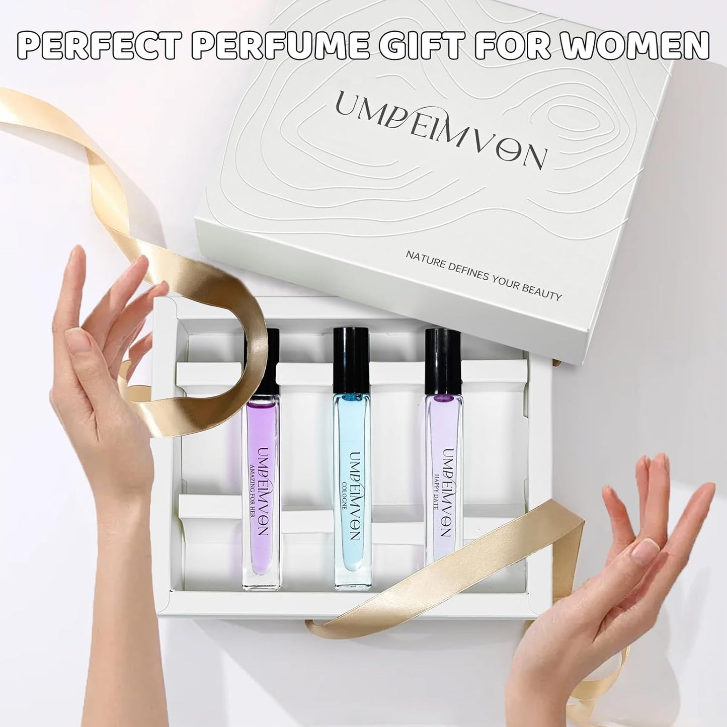 Skiennix Pheromone Perfume Oils - Long-Lasting Roll-On for Women | Sweet & Woody Travel Size 0.33 Fl. Oz