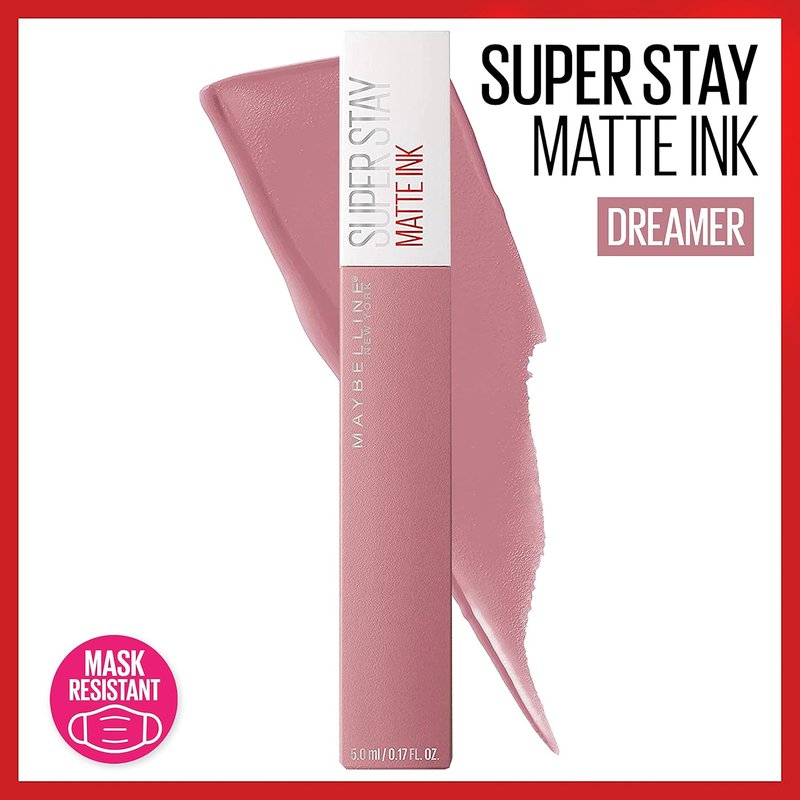 MAYBELLINE Super Stay Matte Ink Liquid Lipstick - Long Lasting Color | Up to 16H Wear in Loyalist & Dreamer Shades