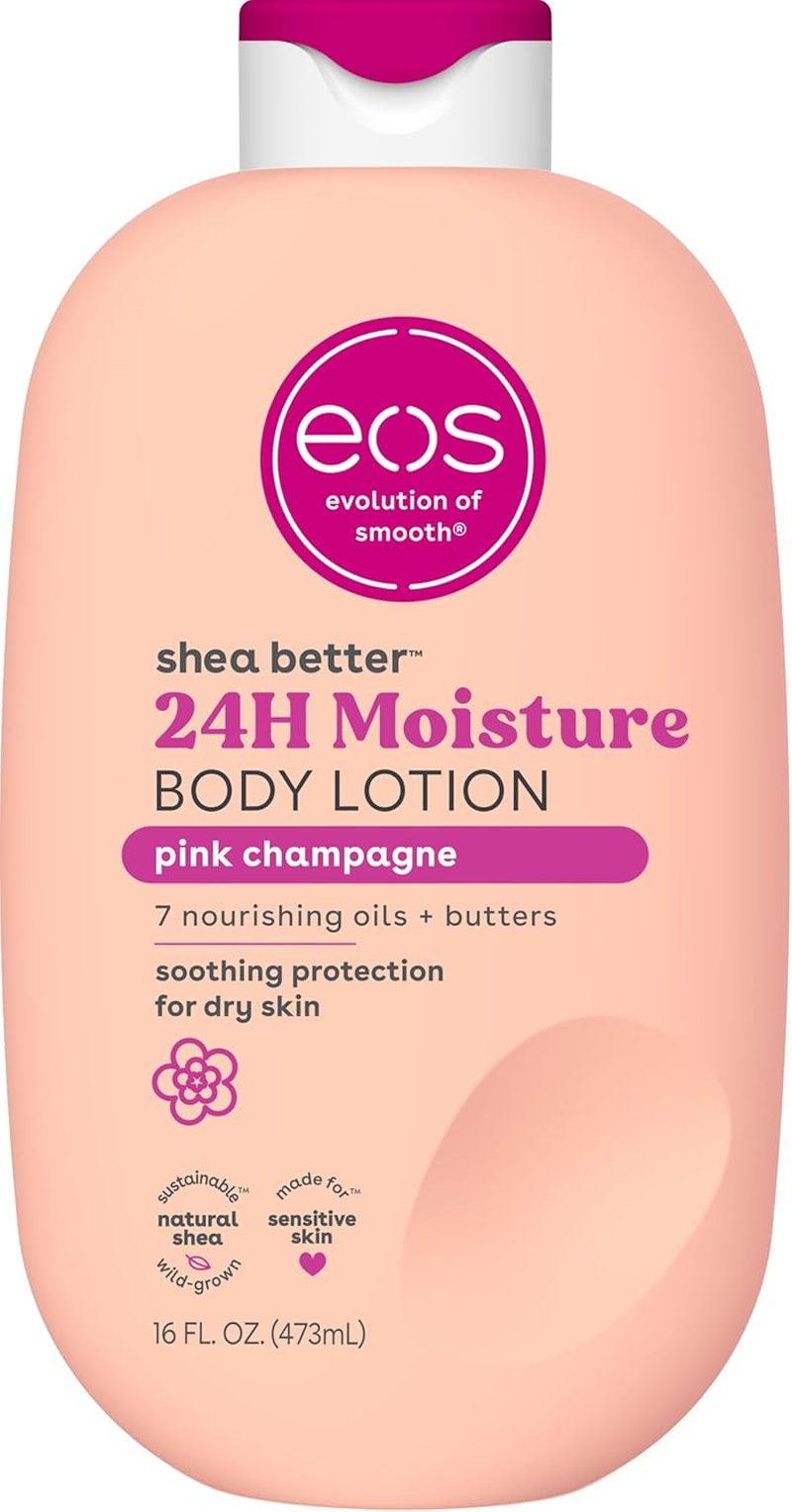 Shea Better Body Lotion - Pink Champagne | 24-Hour Moisture, Lightweight & Non-Greasy, Vegan, 16 fl oz