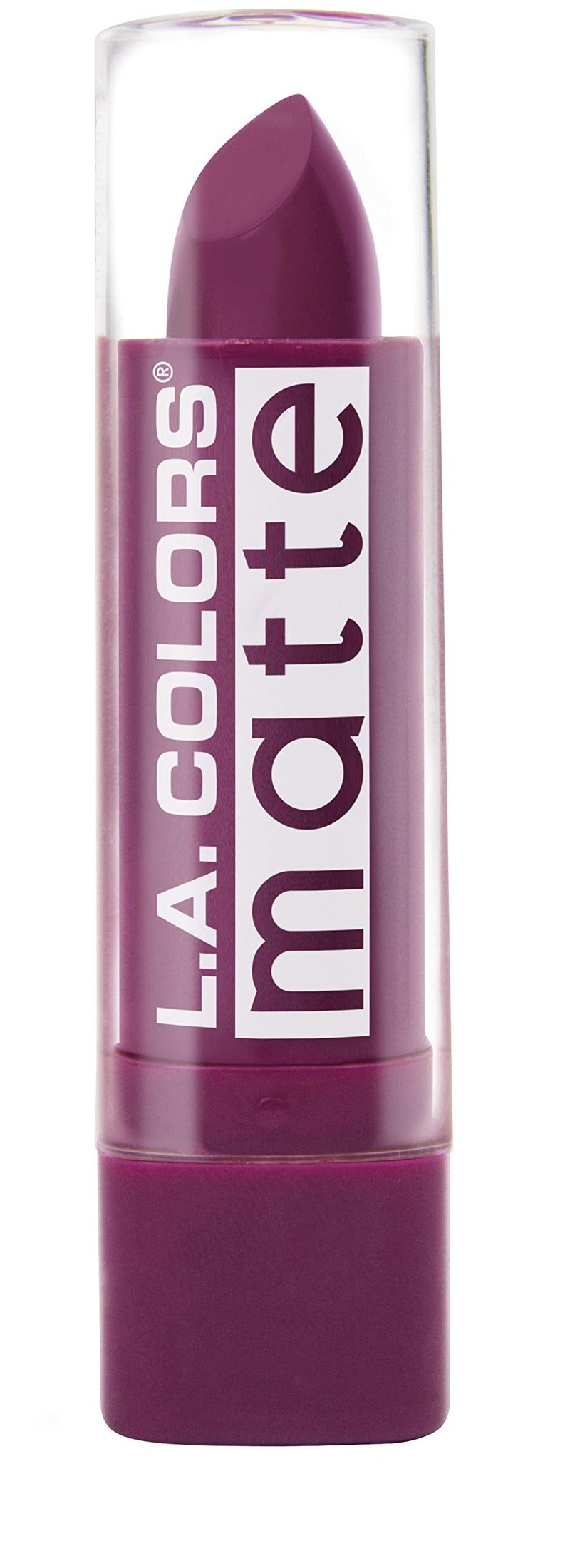 L.A. COLORS Matte Lip Color, Stay Put Plum CML513