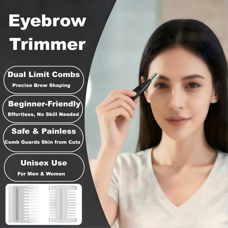 Alinsea Ear and Nose Hair Trimmer for Men, 2025 Professional Painless USB Rechargeable Eyebrow & Facial Electric Hair Trimmer for Men Women, Powerful Motor, Dual Edge Blades