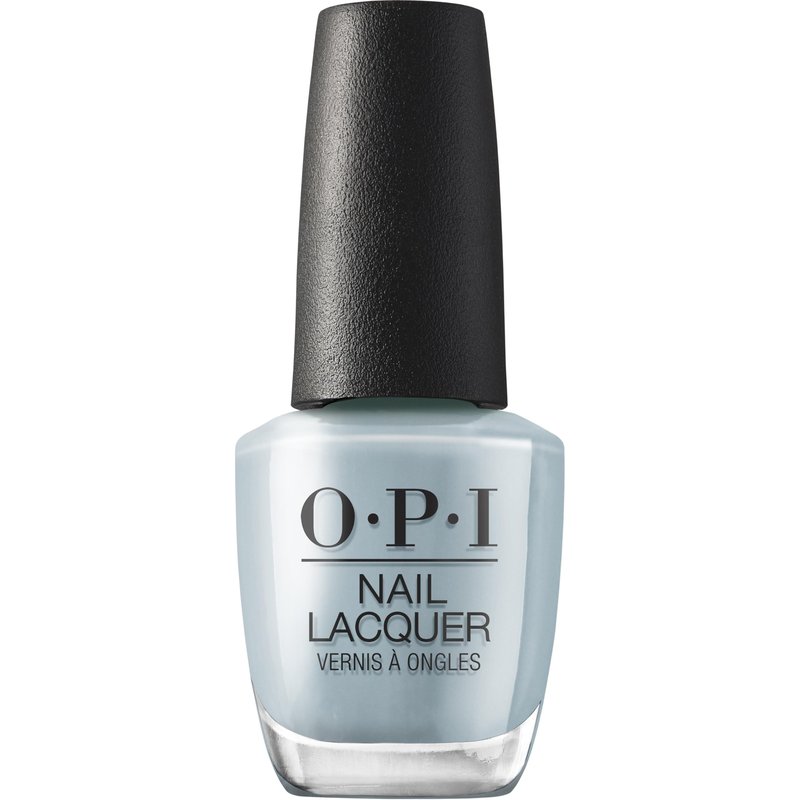 OPI Nail Lacquer Baggy Jean Baby | Opaque Cool Blue Gray Crème Chip Resistant Nail Polish | What's Your Mani-tude | Fall 2025