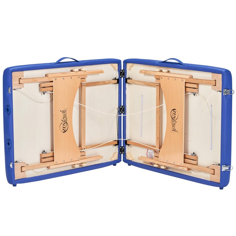 Master Zen-Touch Brady Lightweight Portable Massage Table Beauty Bed Tattoo Spa Salon Facial Lush Bed, Sky Blue, Wood 27''