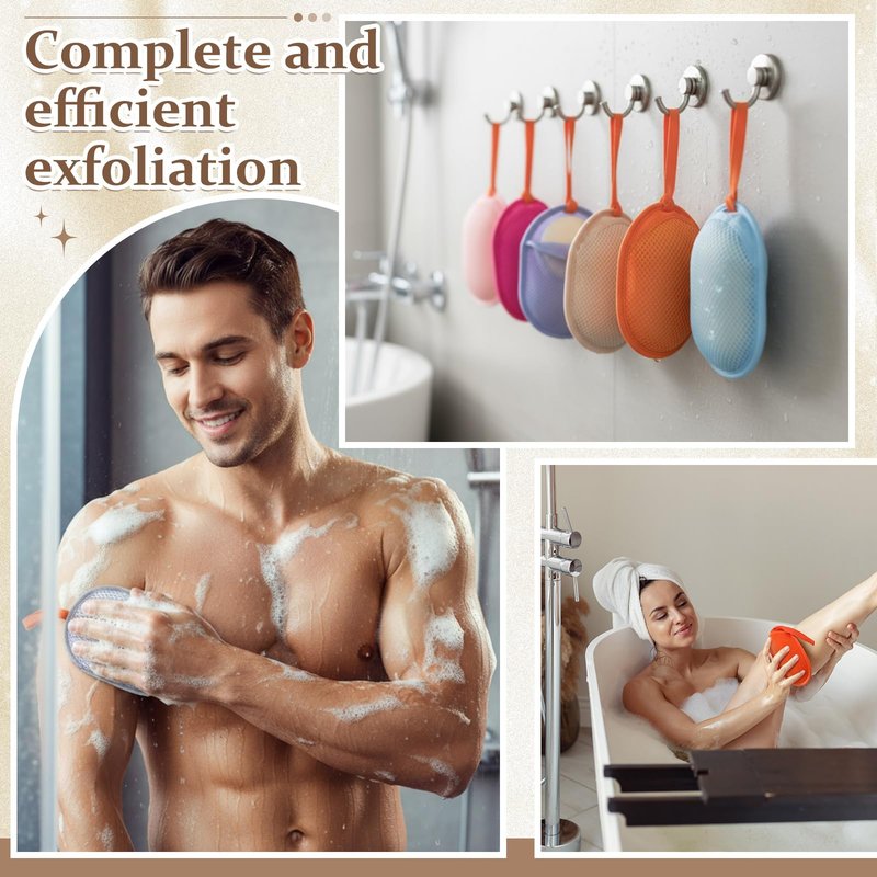 Ferrochef 10 Pcs Mesh Soap Saver Bags Colorful Exfoliation Bar Lathering Soap Pouches Double Sided Pocket Bags for Rich Lather Body Face Cleaning