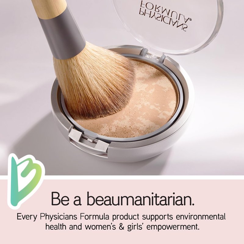 Physicians Formula Mineral Wear Face Powder - Talc-Free Light Coverage Makeup for Sensitive Skin | Buff Beige