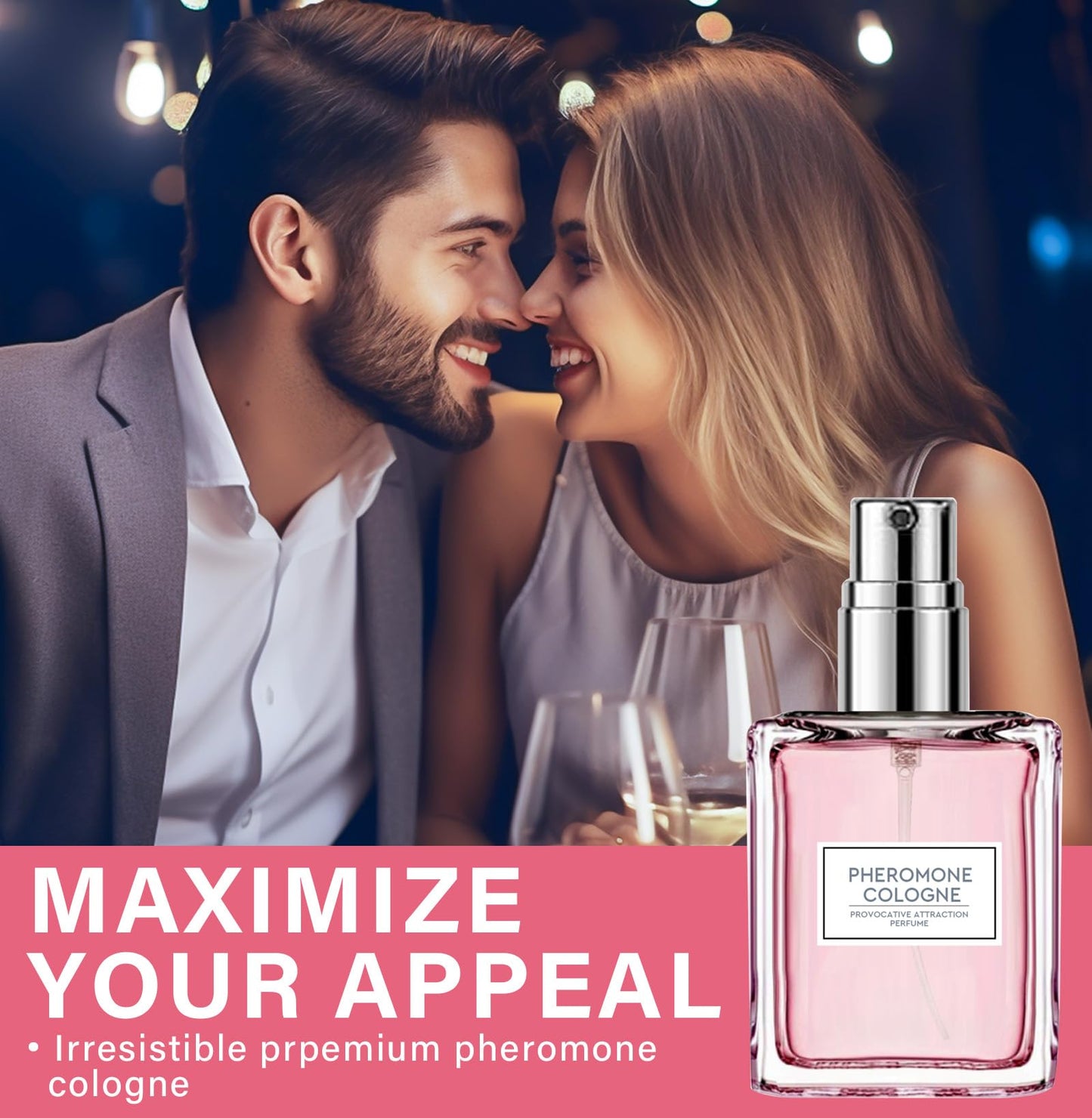 WKCWKC Pheromone Perfume for Woman, Long Lasting Perfumes for Women, Elegant Floral Notes, 12H Advanced Scent Release Formula, Travel-Size Womens Perfume for Romantic Date & Daily Wear, 20ml