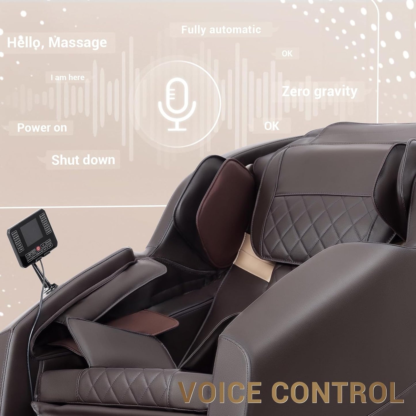 Skiennix Zero Gravity Massage Chair - Full Body Shiatsu Recliner with 14 Massage Points & Heating | Bluetooth Speaker, Touch Screen Controller