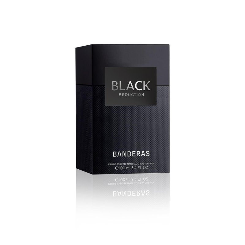 Antoino Banderas Seduction In Black for Men Eau-de-Toilette Spray, 3.4-Ounce
