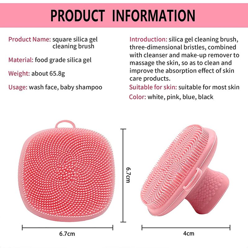 Silicone face Scrubber for Women Facial Cleansing Brush Silicone Face Wash Brush Manual Waterproof Cleansing Skin Care Face Brushes for Cleansing and Exfoliating