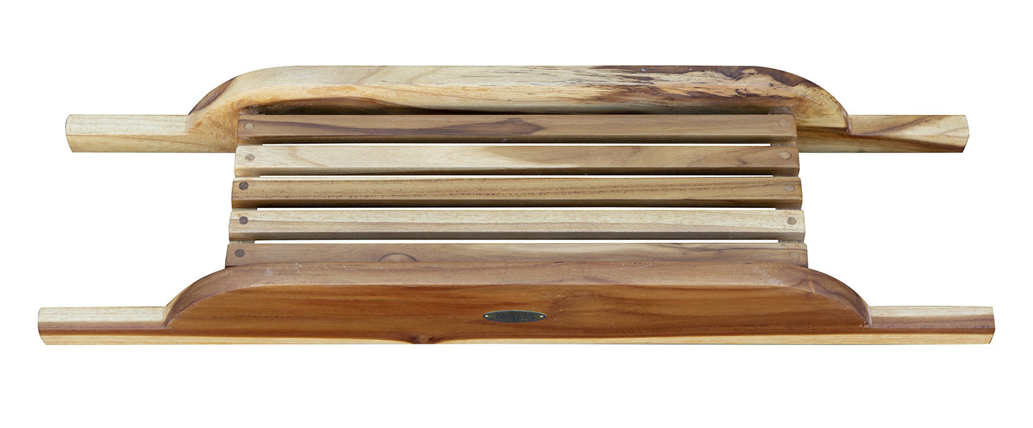 EcoDecors, 29 inch, Bath Tray for Tub, Bath Tub Tray Wood, Bathtub Table, Caddy for Bathtub in Natural Teak