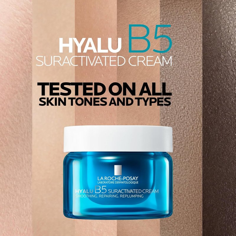 La Roche-Posay Hyalu B5 Anti-Aging Face & Neck Cream - Firming Moisturizer with 3 Types of Hyaluronic Acid, 1.7 fl oz