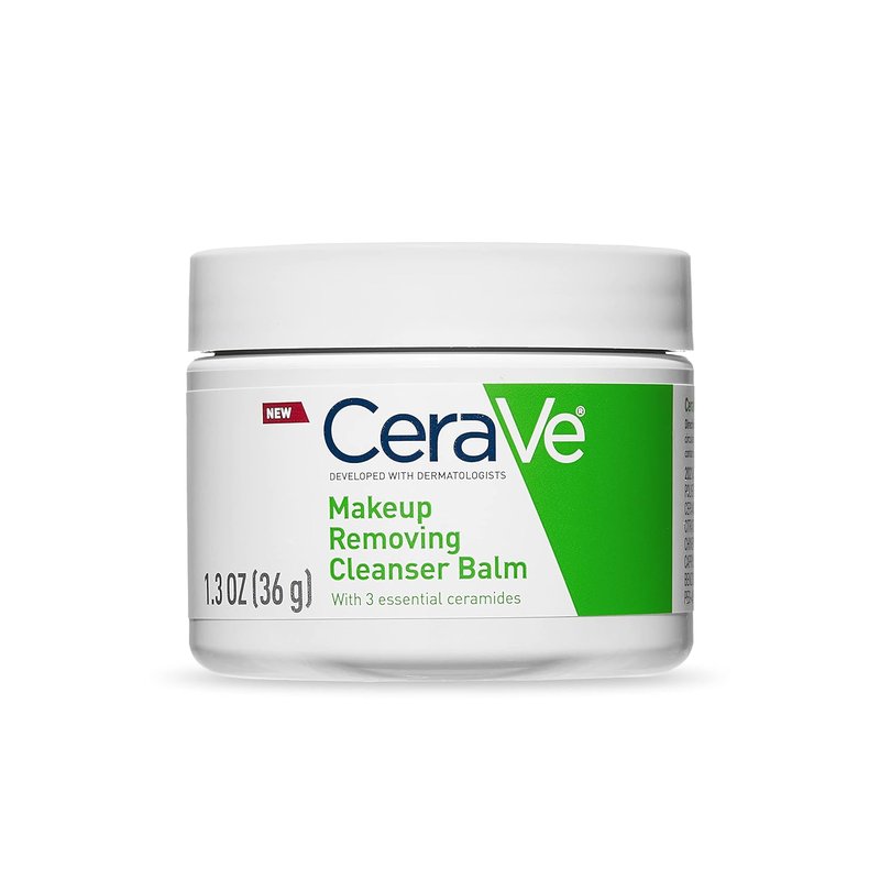 CeraVe Cleansing Balm | Waterproof Makeup Remover with Ceramides & Jojoba Oil - 1.3 Oz, Non-Comedogenic & Fragrance-Free