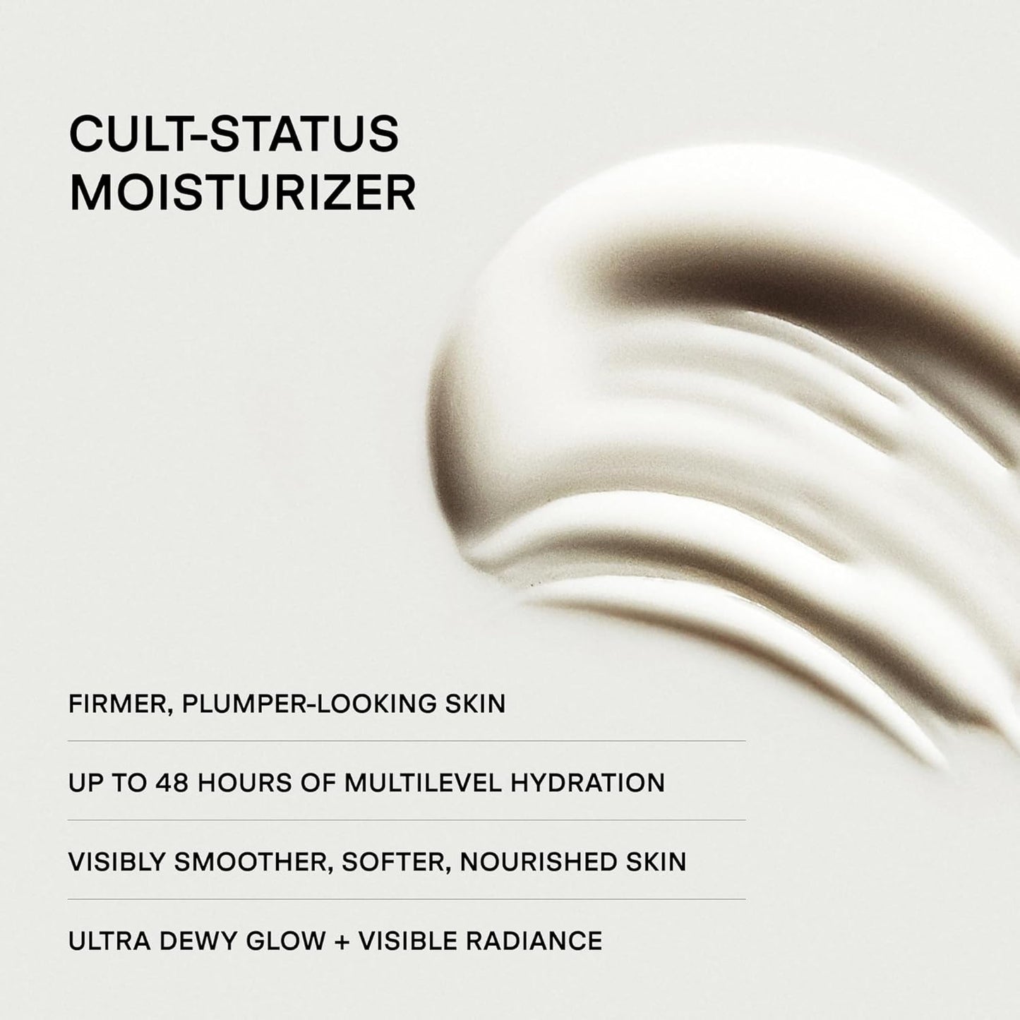 U Beauty The SUPER Hydrator | Hyaluronic Acid Moisturizing Cream - Mega-Dose Hydration with Peptides & Grapeseed Oil - 1.7 fl oz