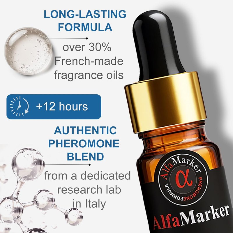 Pheromone Cologne for Men - Extra Strength Formula | Long-Lasting 5ml Travel Size Perfume Oil