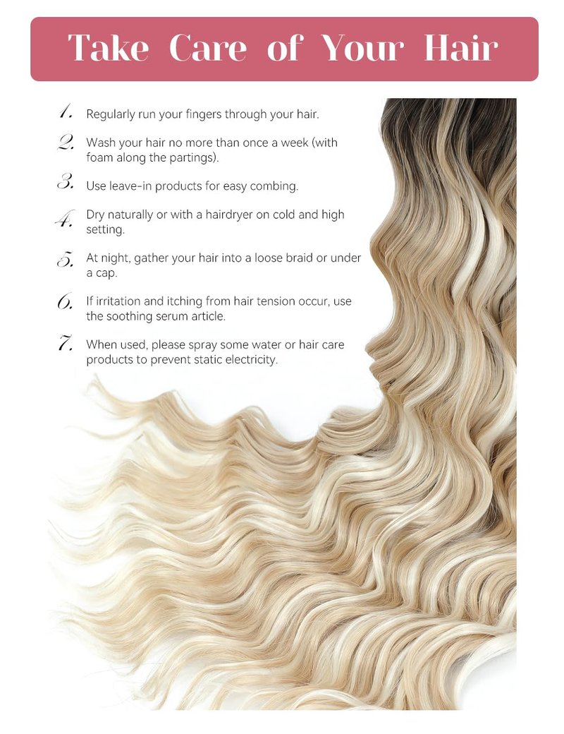 300g Curly Braiding Hair Ombre Blonde Balayage Ocean Wave Crochet Hair Long Synthetic Loose Deep Wavy Twist Hair for Boho Braids
