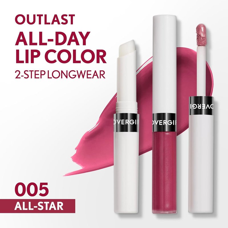 COVERGIRL Outlast All-Day Lip Color With Topcoat, 005 All-Star