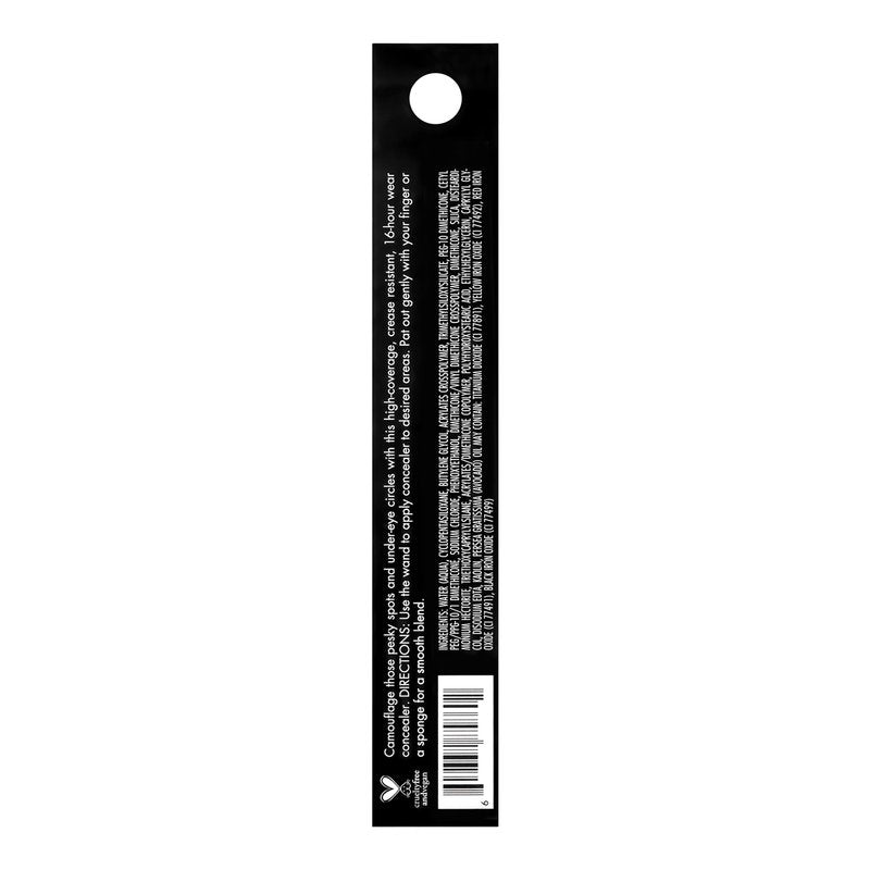 e.l.f. 16HR Camo Concealer, Full Coverage, Matte Finish Under-Eye & Blemish Corrector, Hydrating Formula, 16-Hour Crease-Resistant Wear, Deep Chestnut