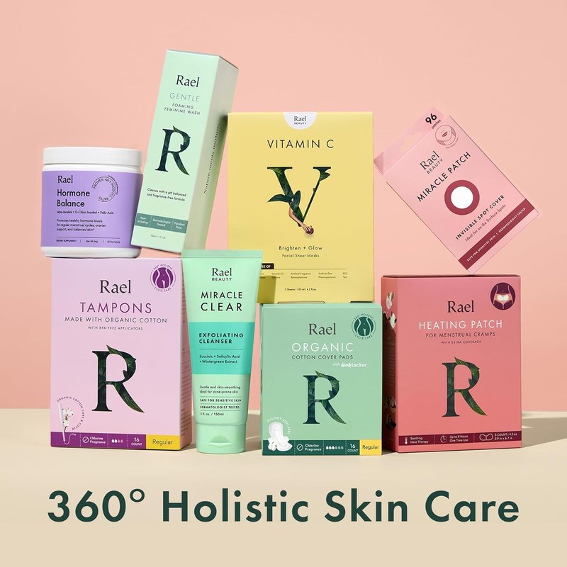 Rael Pimple Patches, Miracle Spot Control Cover - Hydrocolloid Acne Pimple Patch, Strips for Zits and Blemish, Korean Skin Care (10 Count)