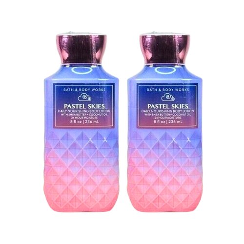 Bath & Body Works Body Lotion Pack of 2, 8oz Each (Pastel Skies)