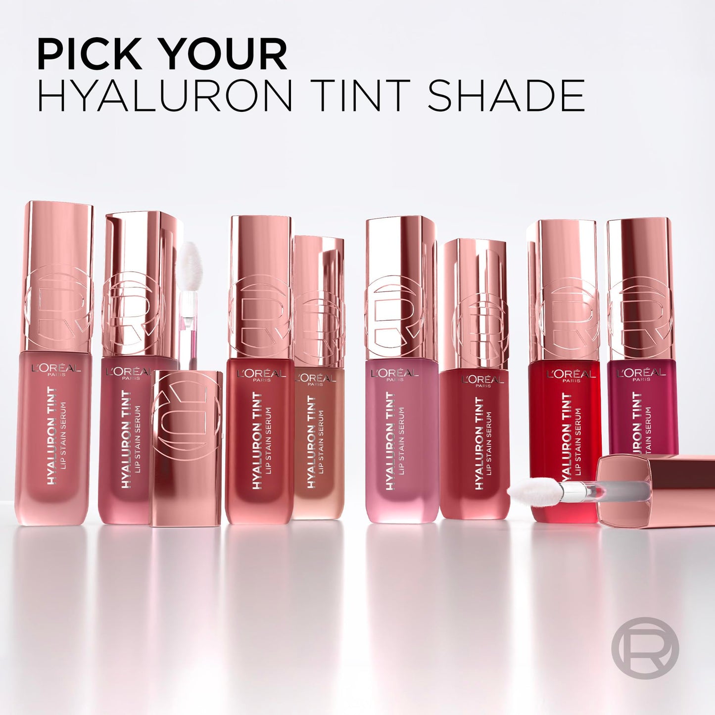 L'Oreal Paris Hyaluron Tint Lip Stain Serum, Long Lasting, Hydrating Lip Makeup Infused with Hyaluronic Acid, 635 Worth It Medium (Medium Berry Nude)