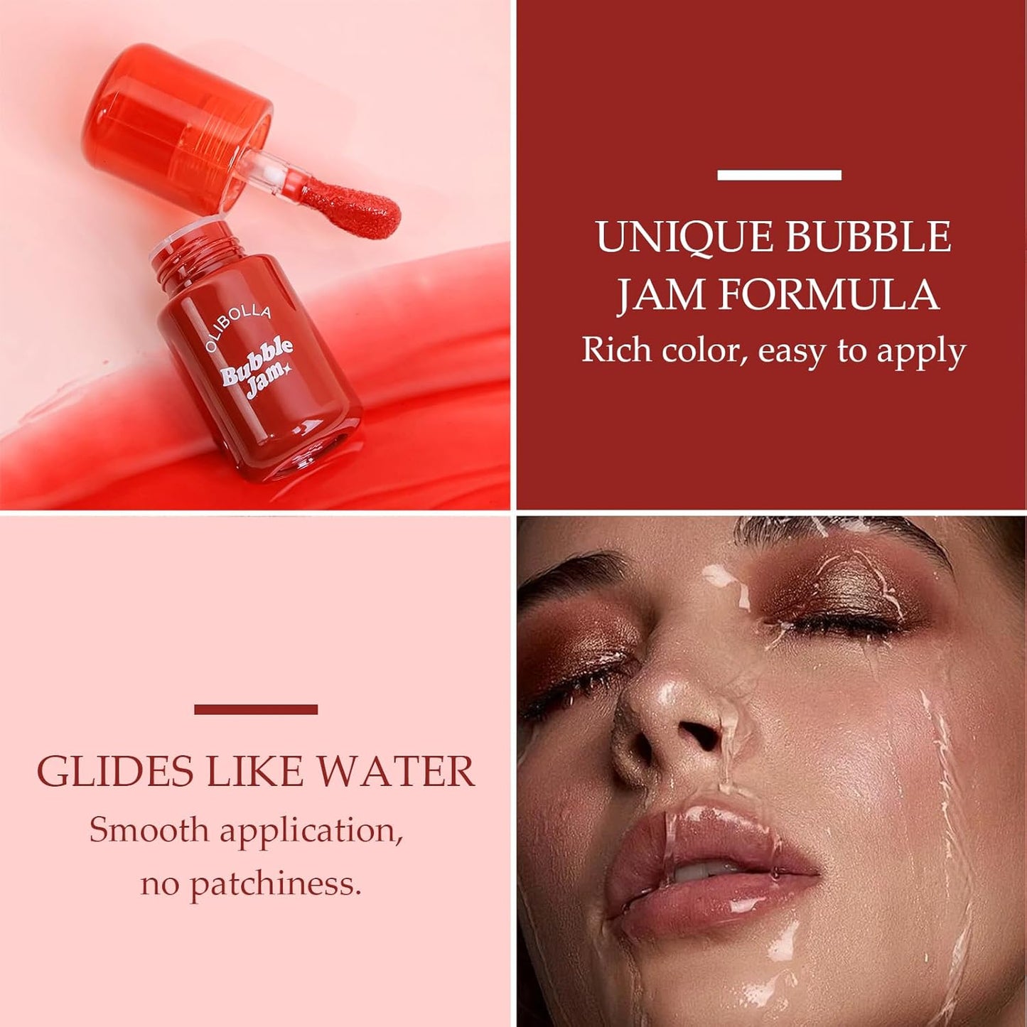 Skiennix Tinted Lip Oil - Hydrating, Non-Sticky Gloss for High-Shine Finish | Lightweight Moisturizer (0.15 fl. oz)