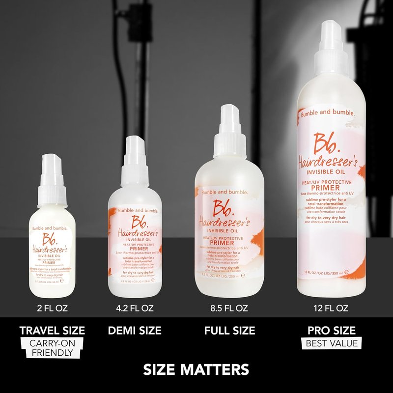 Bumble and Bumble Hairdresser's Invisible Oil Leave-In Conditioner - Hydrating UV Protection | Anti-Frizz for All Hair Types