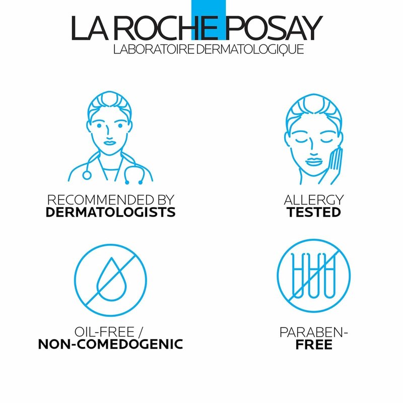 La Roche-Posay Micellar Cleansing Water - Gentle Makeup Remover for Sensitive Skin | Hydrating Face Toner
