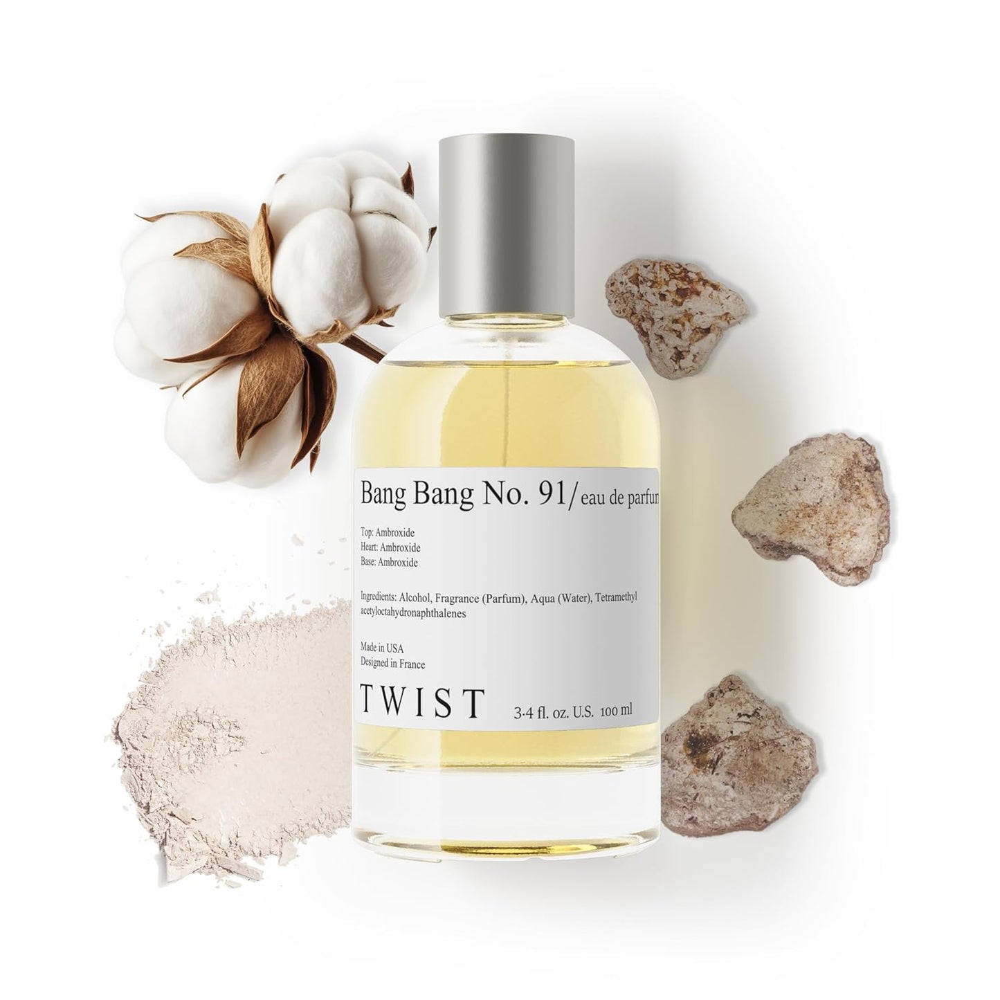 Twist Bang Bang No. 91 Perfume - Long Lasting, Paraben Free, Vegan Fragrance for Women | 100 ml | 3.4 fl. oz.