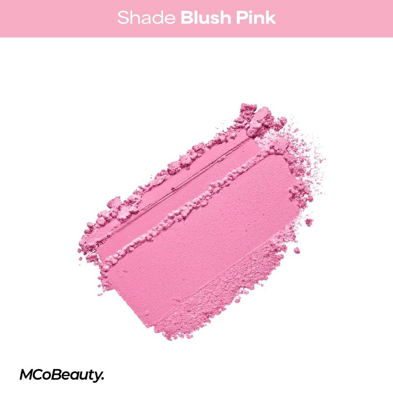 MCoBeauty Glow Up pH Powder Blush - Vivi Pink - Color Activated Soft Matte Blusher for Cheeks - Blendable, Buildable & Long Wearing Face Makeup - Natural Finish - Vegan & Cruelty Free